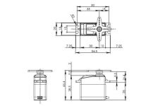 MKS BLS 980 Digitalservo, Brushlessservo fuer Hubschrauber