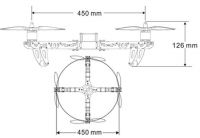 Quadrocopter ST450, Komplettset