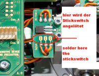 Knueppelschalter 3-stufig fuer JETI Sender