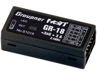 Graupner GR-18+3xG+3A, 2,4GHz HoTT 9 Kanal Empfaenger  mit 3 Achs Gyro