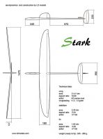 Stark Carbon 60 (Textreme), gruen, F3K Segler, Bausatz