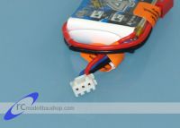 Dualsky XPower LiPo Akku  (7,4Volt - 400 mAh, 35C ), JST Stecker, Rot