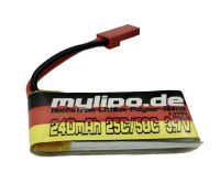 MyLipo LiPo Akku (3,7Volt 240mAh),  JST Stecker Rot