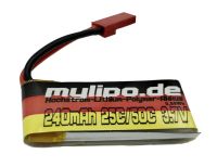 MyLipo LiPo Akku (3,7Volt 240mAh),  JST Stecker rot