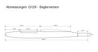 Q12X Rumpfgondel, Carbon, Ersatzteil