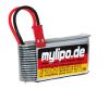 MyLipo LiPo Akku (3,7Volt 600mAh), 25C, JST Stecker, Rot