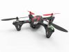 Hubsan H107 X4 Mini Quadrocopter mit LED und Kamera, Rot, RTF Set