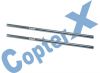 CX450-07-03  Heckrohr, Alu, Silber