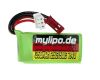 MyLipo LiPo Akku (7,4Volt 350mAh), 25C, JST Stecker, Rot